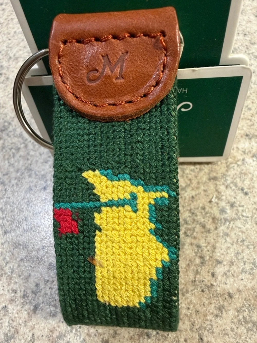 2026 Masters Tournament Hand-Stitched Needlepoint Key fob!!🔥🔥🔥 - Picture 6 of 10